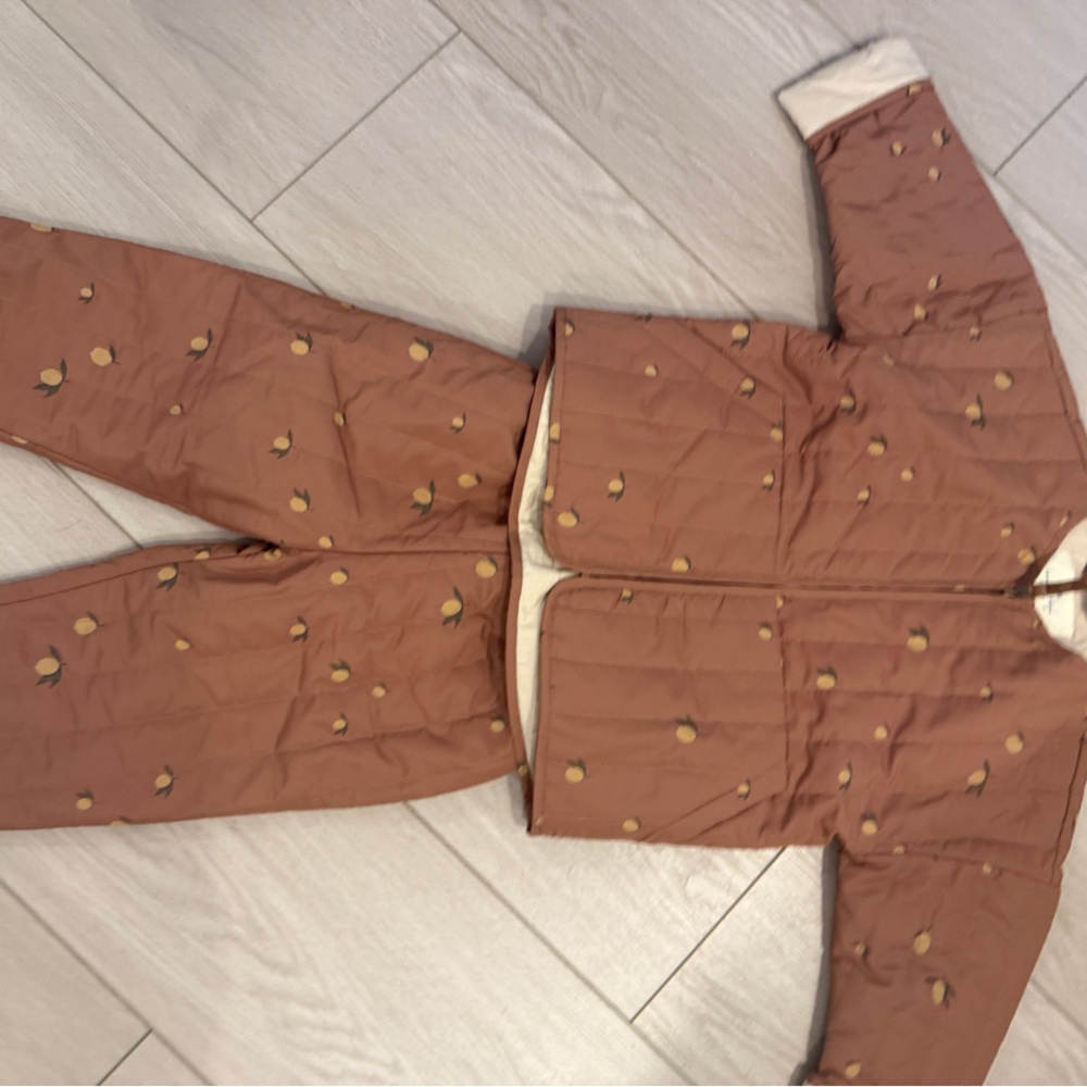 Konges Slojd Dusty Lemon matching jacket pants set - never worn